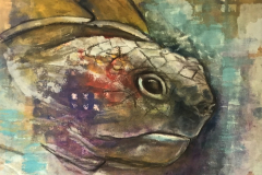 Projekte_2017_Schildkröten-Zyklus-8_32x24cm_verkauft