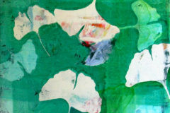 Vegetative_Motive_2006_Ginkgo-im-Grünen_57x57cm_verkauft